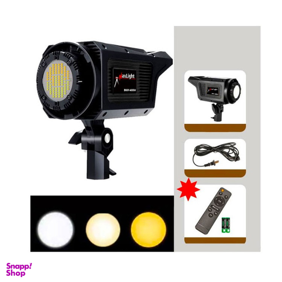 ويدیو لايت دو کلوین مکس لایت مدل MaxLight LED BKM-400W