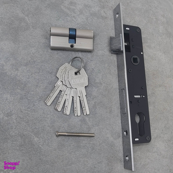 قفل و سیلندر آماتیس مدل آلومینیومی کد 3.5CM
