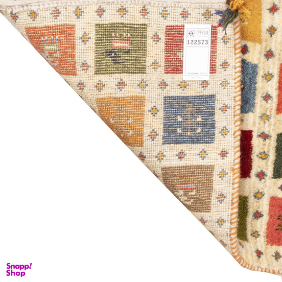 گبه دستباف سی پرشیا کد 122573 سایز 1.25x0.85 متر