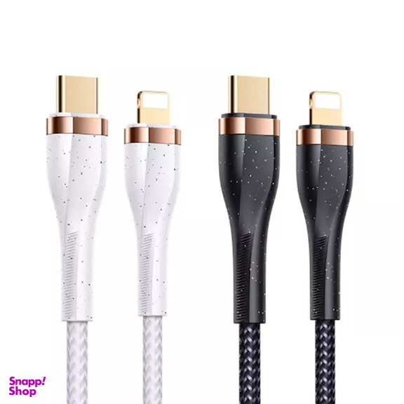 کابل فست شارژ Type-C به لایتنینگ یوسمز مدل US-SJ489 U64 20W PD Fast Cable طول 1.2 متر