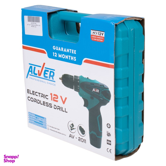 دریل پیچ گوشتی شارژی آلور مدل AV-2011