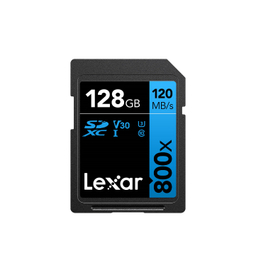 کارت حافظه SDXC لکسار مدل 800X کلاس 10 استاندارد UHS-I U3 سرعت 120MBps