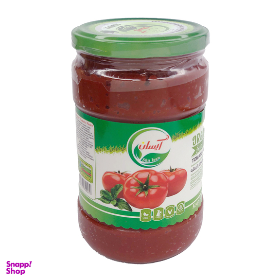 رب گوجه فرنگی طبیعی سان آیسان وزن 700 گرم