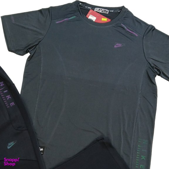 ست تیشرت شلوار ورزشی مردانه کد 1101 رنگ طوسی