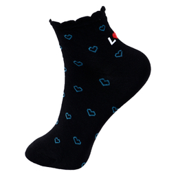 جوراب زنانه آرسس طرح قلب کد 411 مجموعه 6 عددی