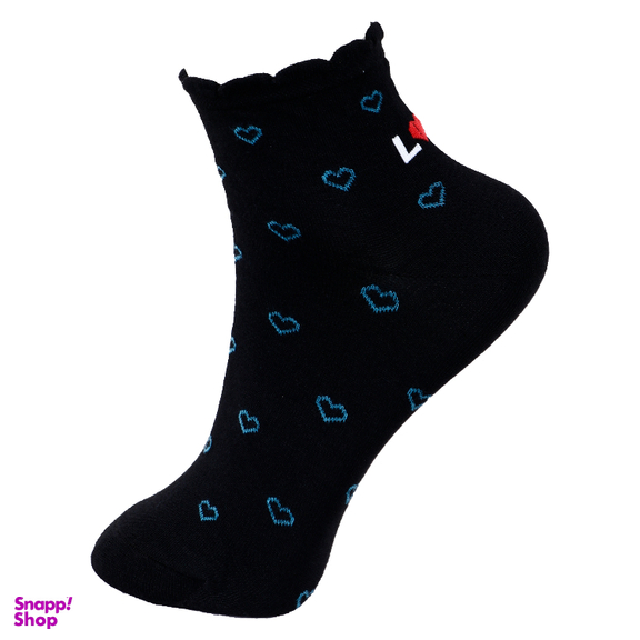 جوراب زنانه آرسس طرح قلب کد 411 مجموعه 6 عددی