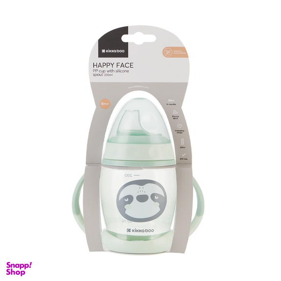 لیوان آبمیوه خوری کیکابو مدل Happy face mint