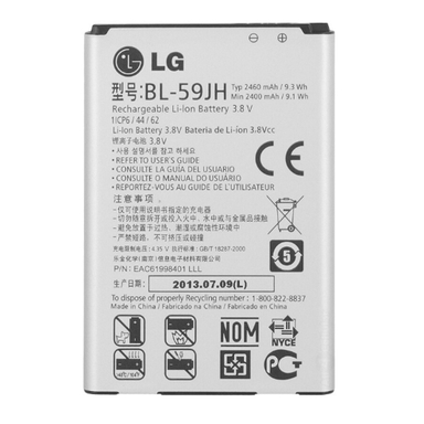 باتری گوشی موبایل ال جی مناسب LG BL-59JH