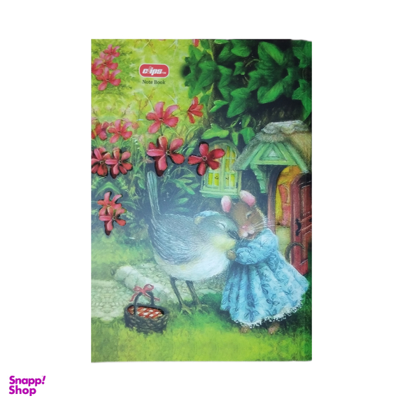 دفتر خط دار 40 برگ کلیپس طرح طبیعت کد 02