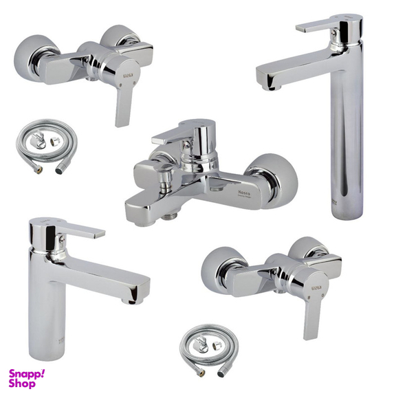 ست شیرآلات کسری مدل امگا مجموعه 7 عددی