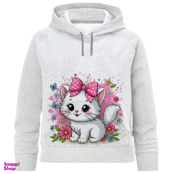 هودی دخترانه مدل گربه A294