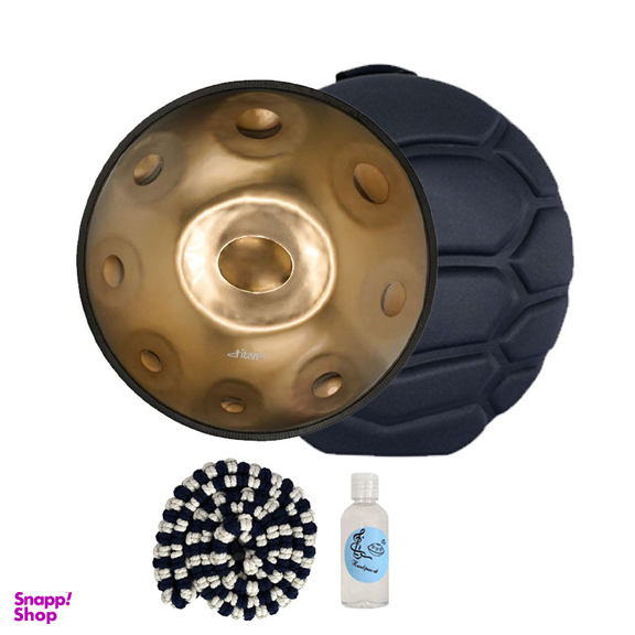 هنگ درام تایتان مدل فول پلیش کد 01 به همراه کیس، بند و روغن