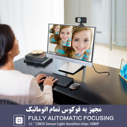 وب کم اچ اکس اس جی مدل HD 1080