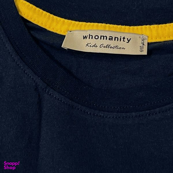 تی شرت آستین کوتاه پسرانه هومنیتی مدل WYBTSDT9008-RBLU