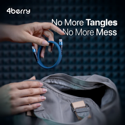 کابل تبدیل Type-C به Lightning فوربری مدل Magnetic KS-CC01-20W طول 1 متر