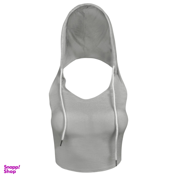 کراپ تاپ کلاه دار زنانه ماییلدا مدل 5260-259 رنگ طوسی