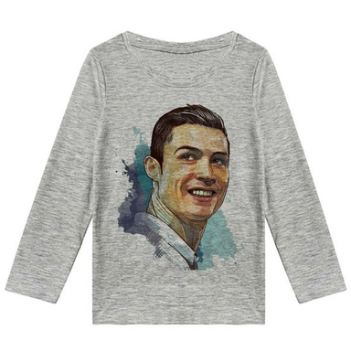 تیشرت آستین بلند پسرانه مدل رونالدو F128