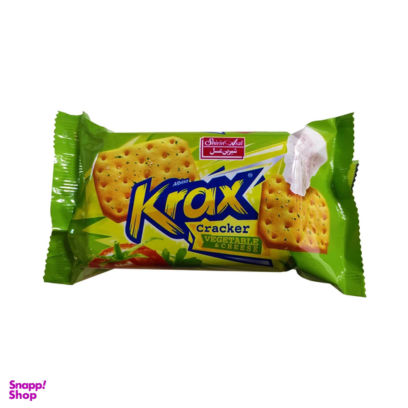 کراکر کراکس پنیر و سبزیجات  شیرین عسل وزن 70 گرم