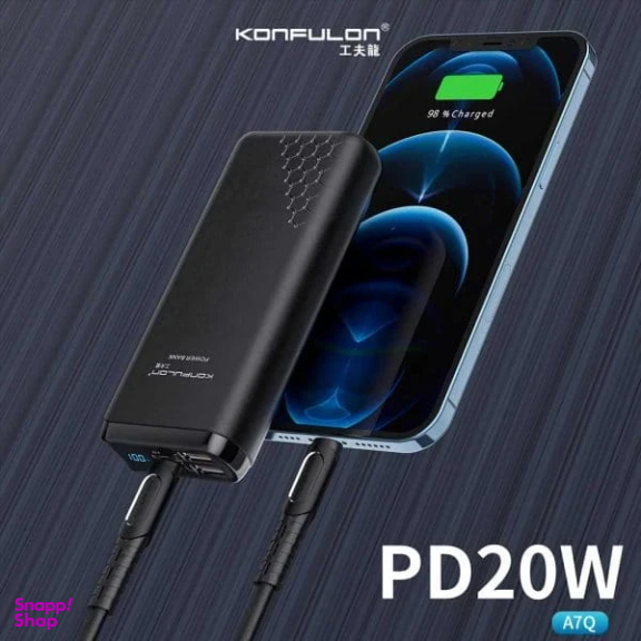 پاوربانک کانفلون مدل A7Q ظرفیت 20000 میلی آمپر ساعت