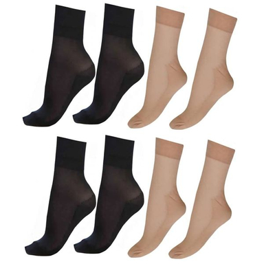 جوراب زنانه مدل پارازین کفدار ضخیم مجموعه 8 عددی