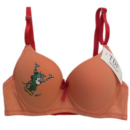 سوتین دخترانه کد Td02 رنگ نارنجی