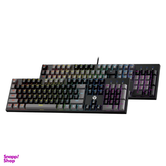 کیبورد باسیم فنتک مدل RGB KM886v2