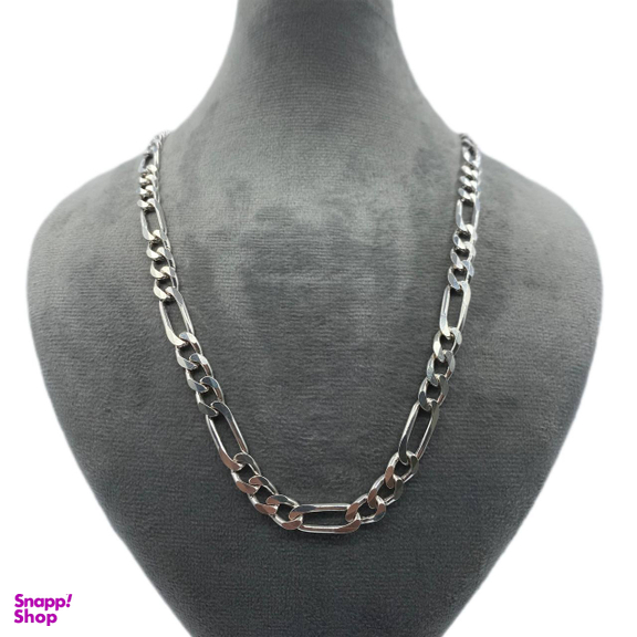 زنجیر نقره مدل فیگارو