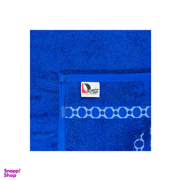 حوله حمام دنیز طرح امرالد سایز 100×150 سانتی متر