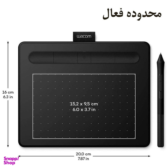 قلم نوری بی سیم وکام مدل CTL-4100WLK-N