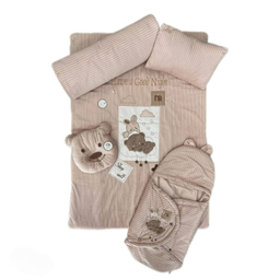 سرویس خواب کودک 5 تکه مادرکر مدل خرس و خرگوش کد 125