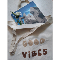 ساک خرید ستی مدل good vibes