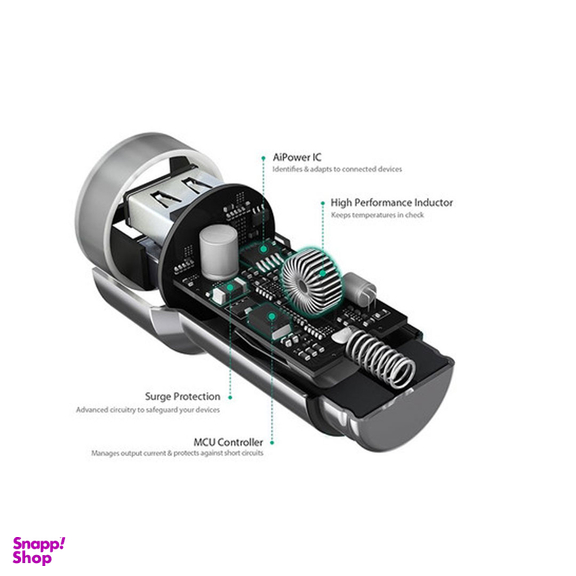 شارژر فندکی آکی (Aukey) مدل CC-S8