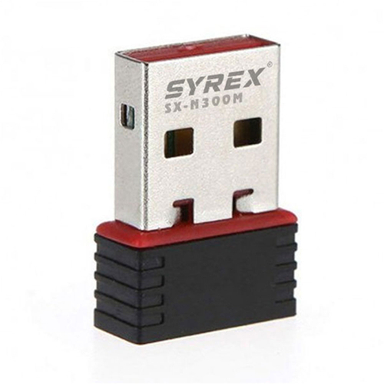 کارت شبکه وایرلس N300 USB سایرکس مدل SX-N300M