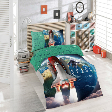 لحاف یک نفره 5 تکه مدل شاتل فضایی کد 21361