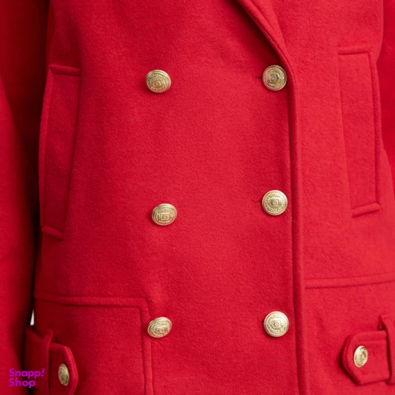 پالتو زنانه مدل GD-o-20227784 رنگ قرمز