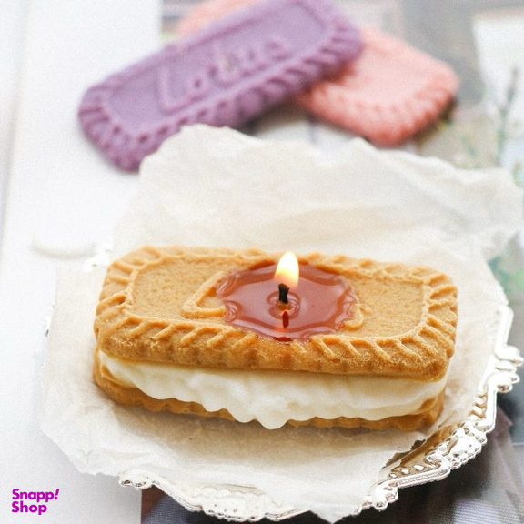 قالب شمع طرح بیسکوییت lotus