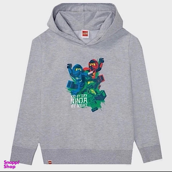 هودی پسرانه لگو کد 1559 رنگ طوسی