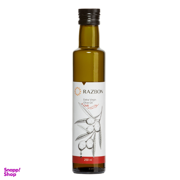 روغن زیتون فرابکر حاوی عصاره طبیعی چیلی رزبن حجم 250 میلی لیتر