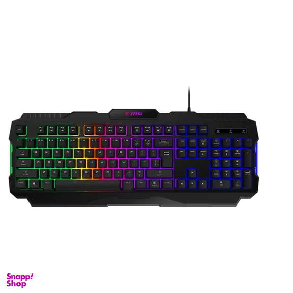 کیبورد باسیم مخصوص بازی ام اس آی مدل FORGE GK100 Membrane