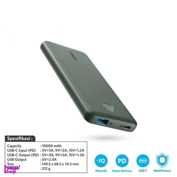 پاور بانک 10000 میلی آمپر ساعت انکر مدل PowerCore III Sense 10K