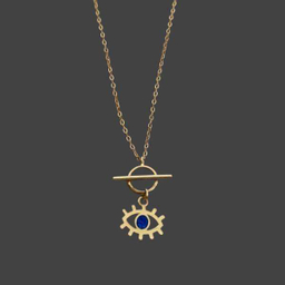 گردنبند طلا 18 عیار زنانه مدل چشم نظر کد sh0359