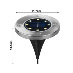 چراغ چمنی سولونیکس مدل دیسکی 12 LED