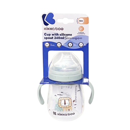 لیوان آبمیوه خوری کیکابو Savanna طرح شیر گنجایش 240 میلی لیتر