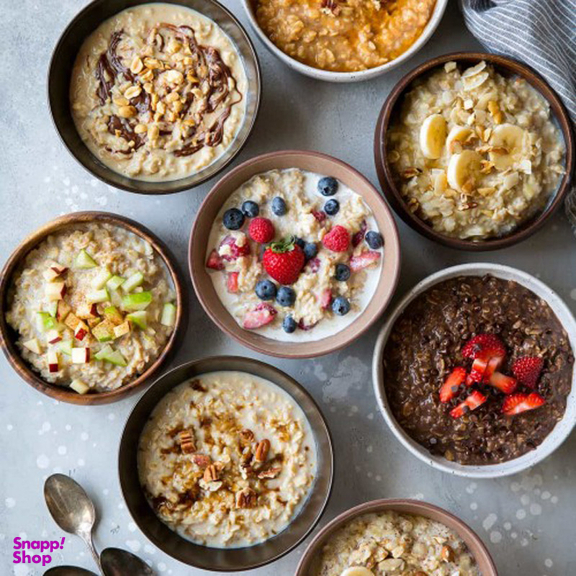 اوتمیل آماده بدون شکر چاربان طعم فندق وزن 55 گرم