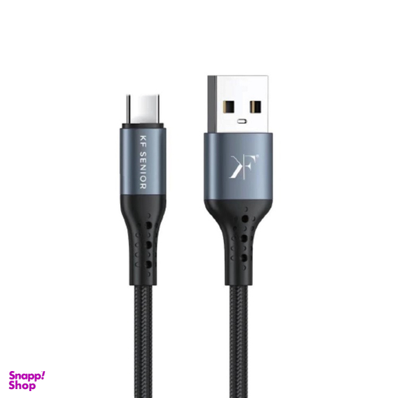 کابل USB به Type-C کی اف-سنیور کد KF Senior S88-T طول 1.2 متر