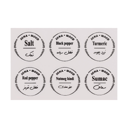 جای ادویه لونا مدل کژال مجموعه 6 عددی