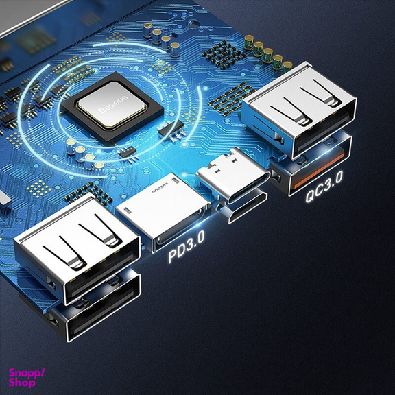 پاوربانک بیسوس مدل Amblight ظرفیت 30000 میلی آمپر ساعت