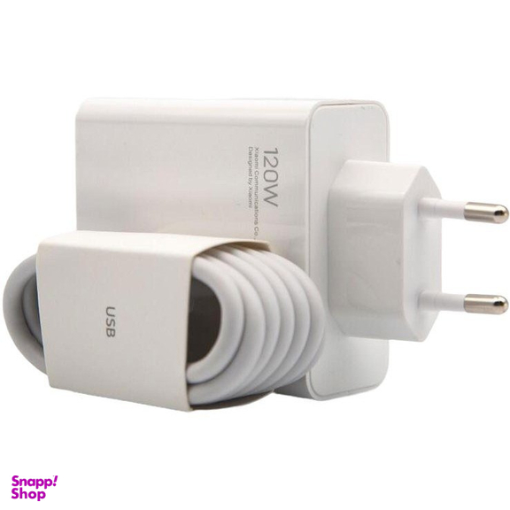 شارژر دیواری 120 وات شیائومی مدل 120W MI به همراه کابل USB Type-C