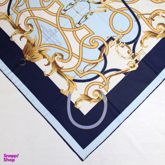 روسری زنانه آنالیا مدل ابریشم دور دست دوز کد 6057