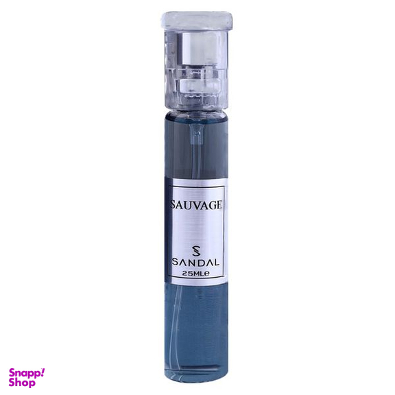 عطر جیبی مردانه صندل مدل SAUVAGE حجم 25 میلی لیتر
